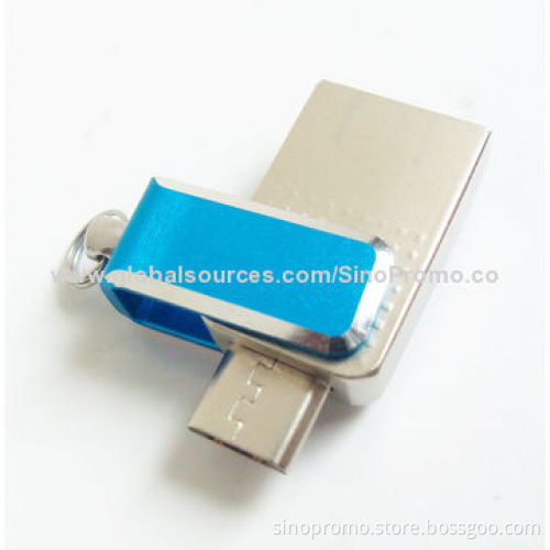 Smartphone Mini OTG USB Drive, OEM Services Provided, Up to 32GB Capacity